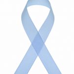Prostate cancer awareness ribbon