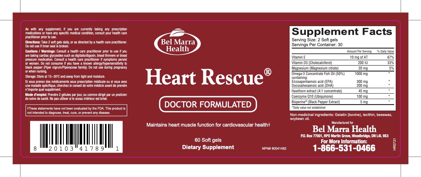 Product Label of HEART RESCUE