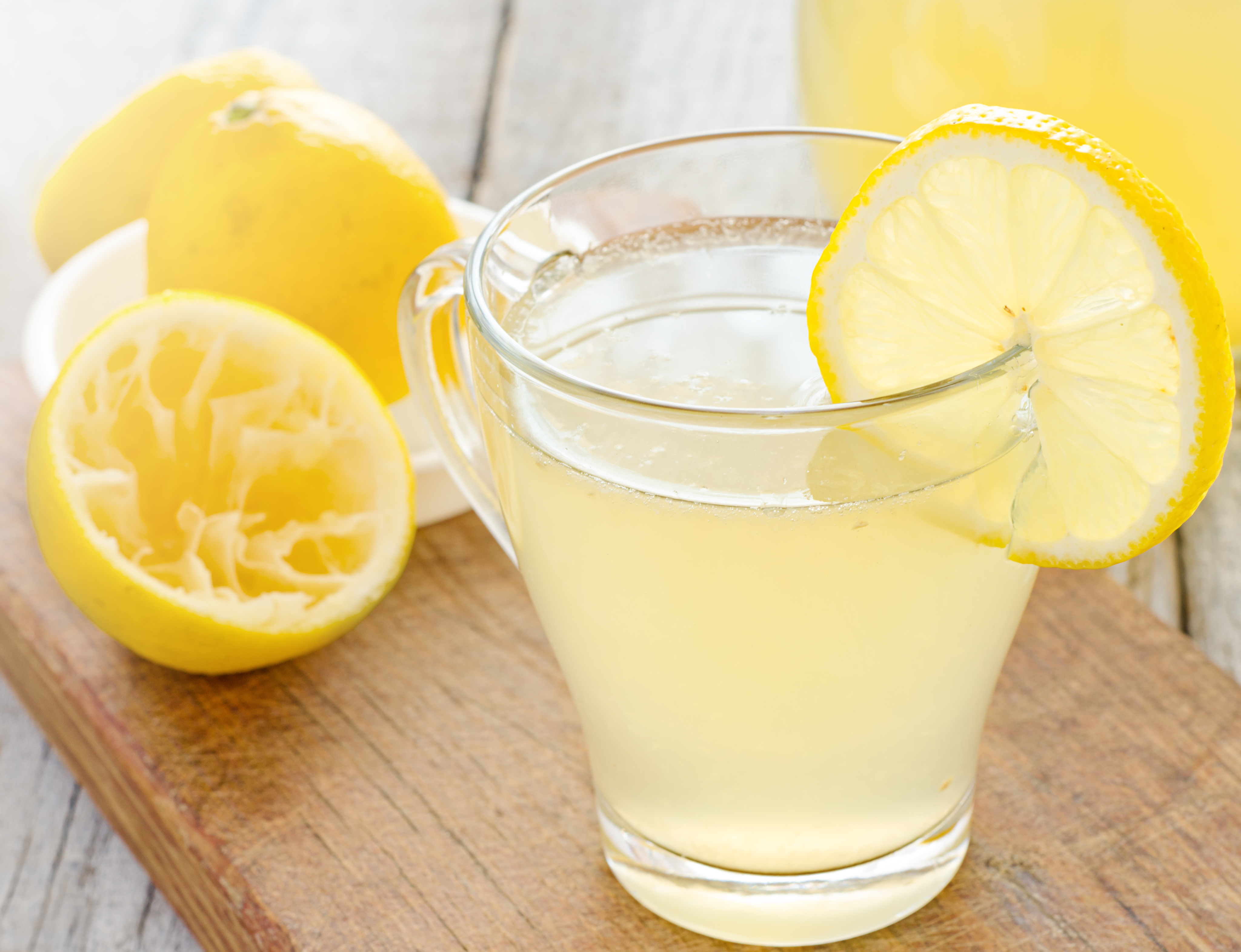 Try gargling with lemonade to qu...