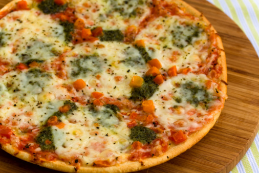 Whole Wheat Broccoli Pizza