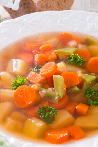 Chicken, Parsnip And Carrot Soup