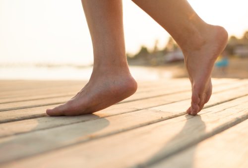 plantar fasciitis from walking barefoot