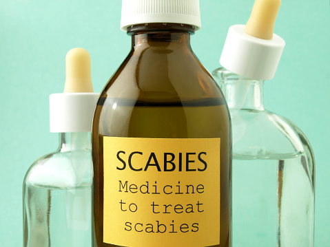Scabies, itchy, contagious skin ...