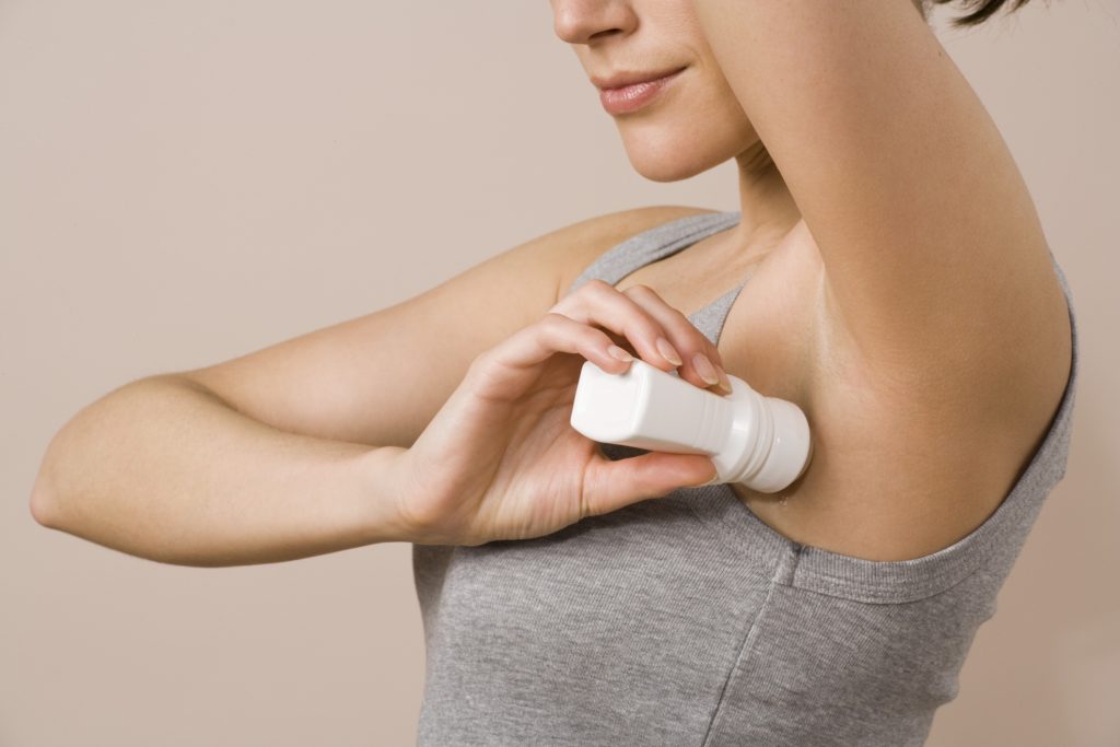 Antiperspirant, deodorant harm underarm bacteria Study