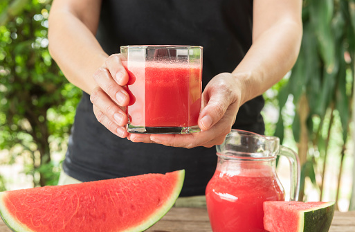 Watermelon juice can relieve sor...