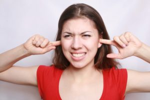 Hearing loss caused by prolonged exposure to loud noises