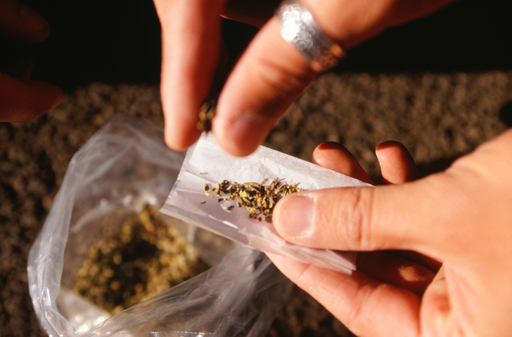 American adults smoking marijuan...