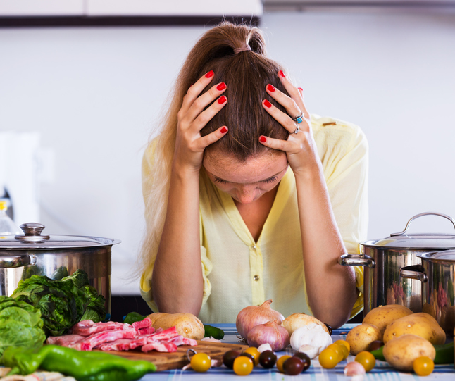 Benefits of a healthy diet may be negated by stress in women