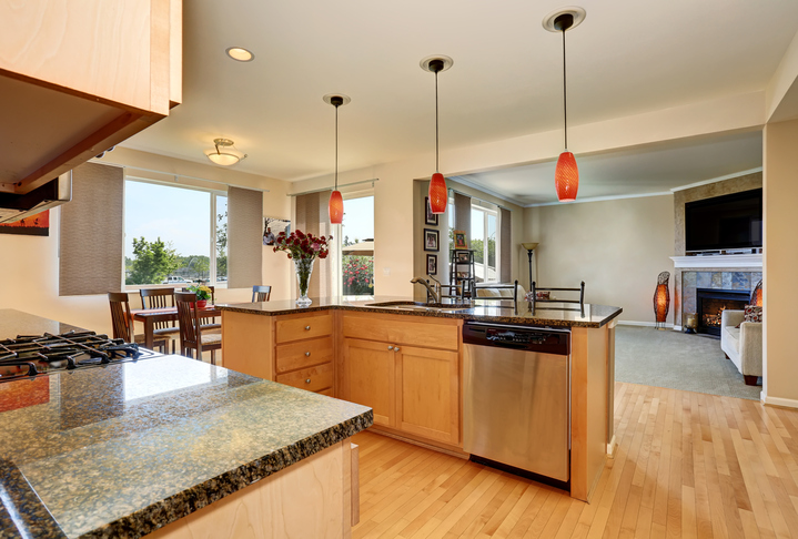 Open-concept floor plans promote...