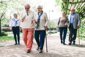 Benefits of walking to lower diabetes and blood pressure
