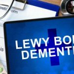 Lewy body dementia, an umbrella term for both Parkinson’s disease dementia and dementia with Lewy bodies