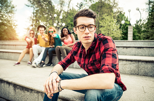 Teens severely bullied in childh...