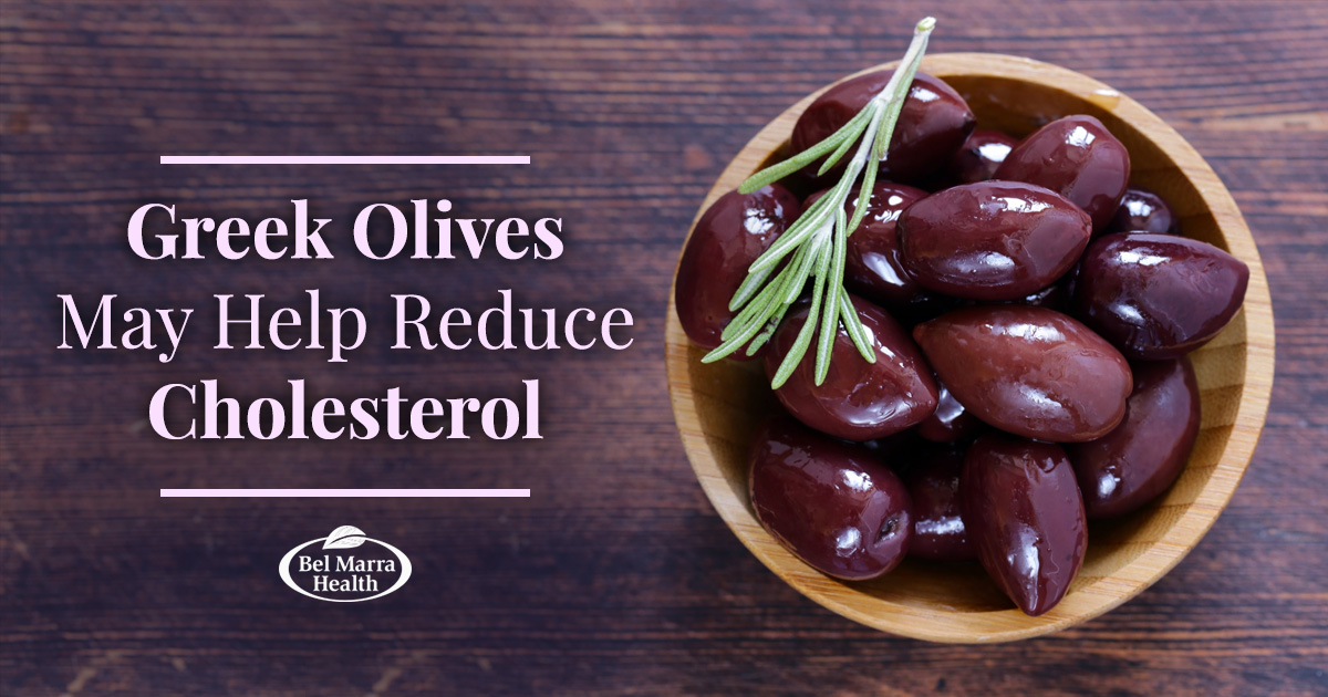 Greek Olives Help Reduce Cholesterol