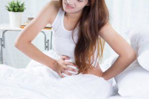 female stomachache Because Poisonous food