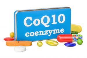 Coenzyme Q10 concept, 3D rendering isolated on white background